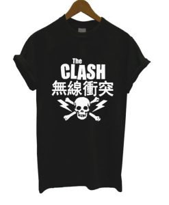 The Clash Japanese Skull New T Shirt