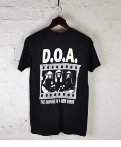 90s DOA The Black Spot Album Dawning New Error T Shirt