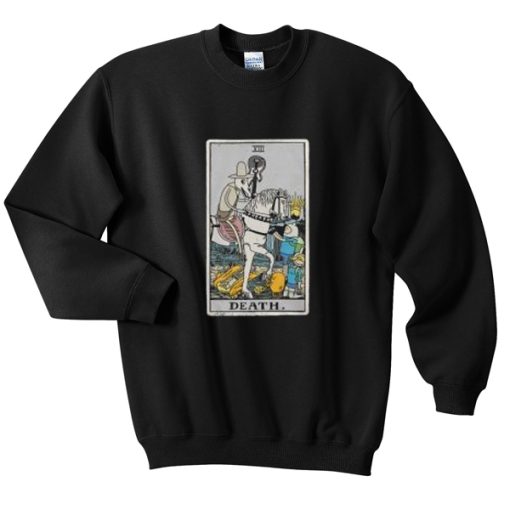 Death Tarot Cards Sweatshirt