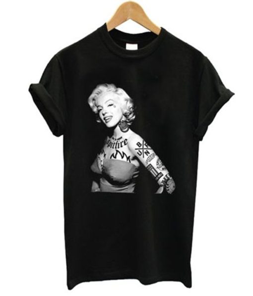 Spitfire Wheels Marilyn Monroe Tattoo T Shirt