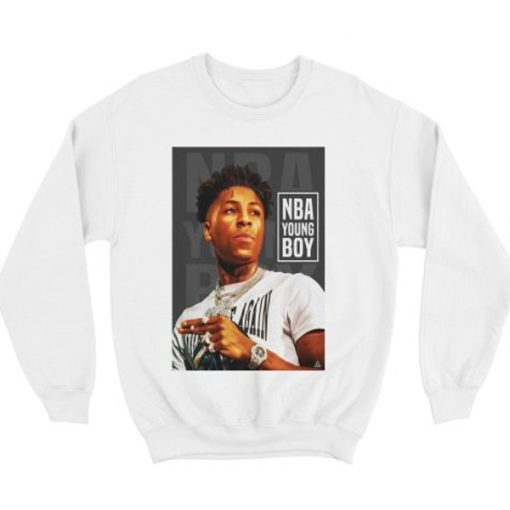 NBA YoungBoy Poster Never Broke Again Sweatshirt