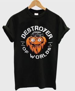 Gritty Destroyer Of Worlds Charcoal T-Shirt