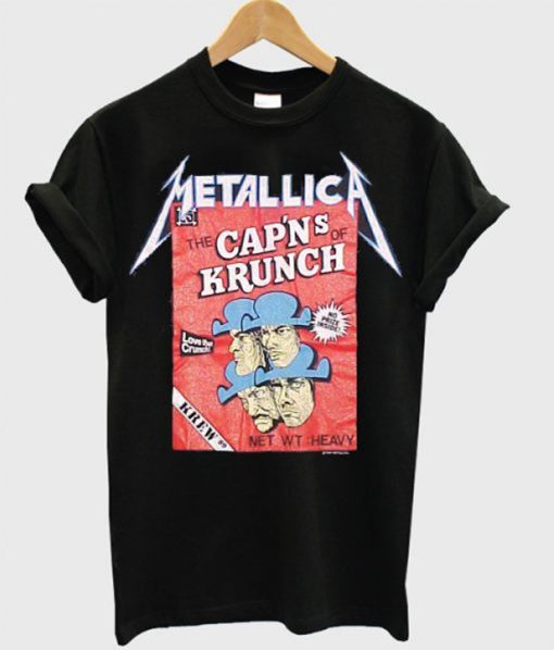 metallica the cap’ns of krunch T-shirt