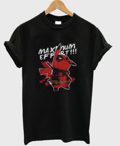 Deadpool Maximum Effort Adult T Shirt