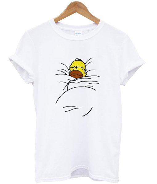 Homer Simpson Sleeping t-shirt