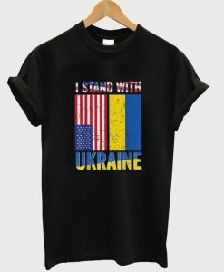 I Stand With Ukraine Flag T-Shirt