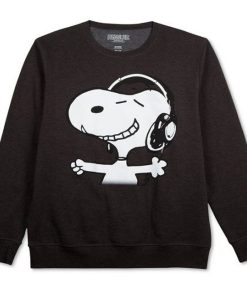 Snoopy Headphones Sweatshirt