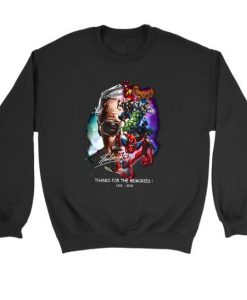 Stan Lee Marvel Endgame Thanks For Memories Sweatshirt