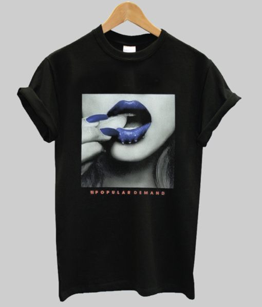 Popular Demand blue lips T Shirt