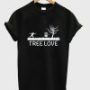 Vintage Tree Love Disc Golf t-shirt