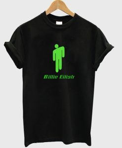 billie eilish green logo t-shirt