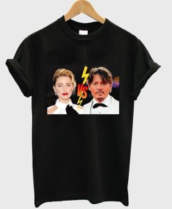 amber vs johnny depp t-shirt