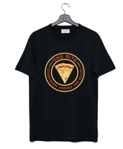 Pizza Slice One Bite Everyone Knows the Rules T Shirt