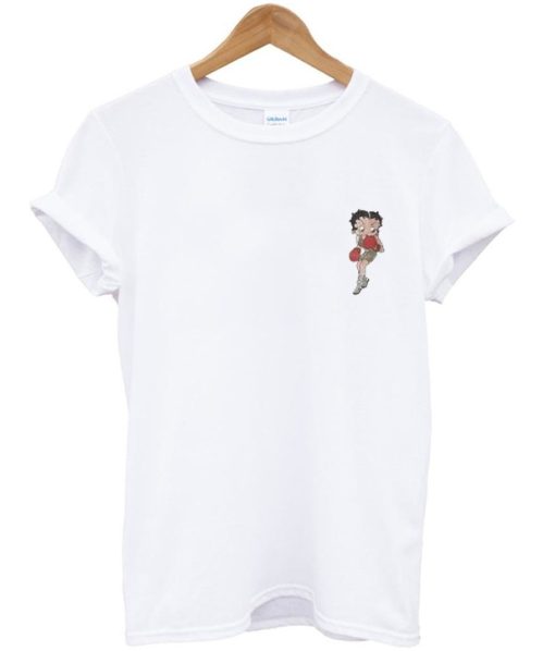 Betty Boop Boxing T Shirt