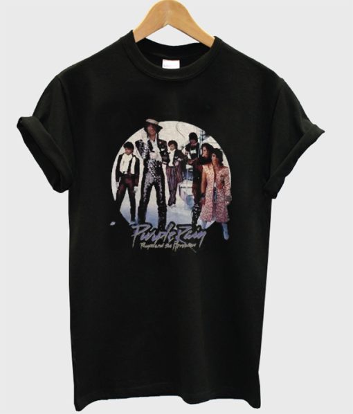 Purple Rain Circle tshirt