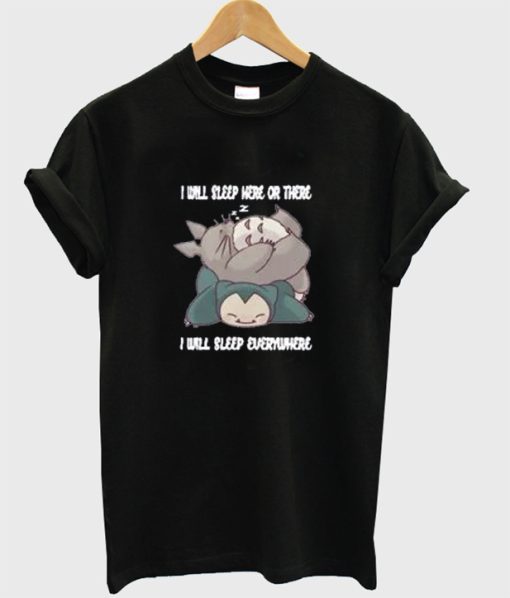 Sleeping Totoro Snorlax T-Shirt