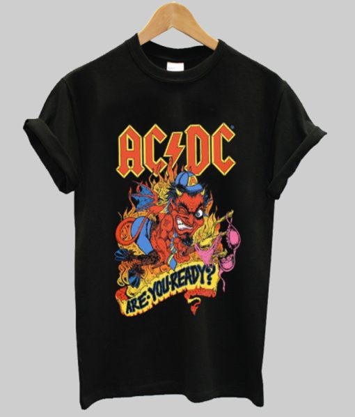 ACDC Are You Ready Rock Heavy Metal T-Shirt