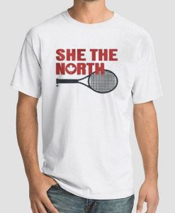 Fizello Bianca Andreescu She the North T Shirt