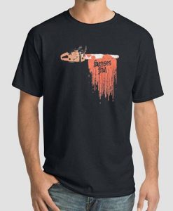 Senses Fail Merch Chainsaw T Shirt