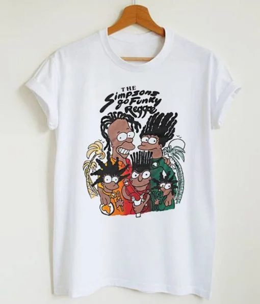 The Simpsons Go Funky Reggae T-Shirt