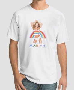 Vintage Hot Mariah Carey Rainbow Shirt