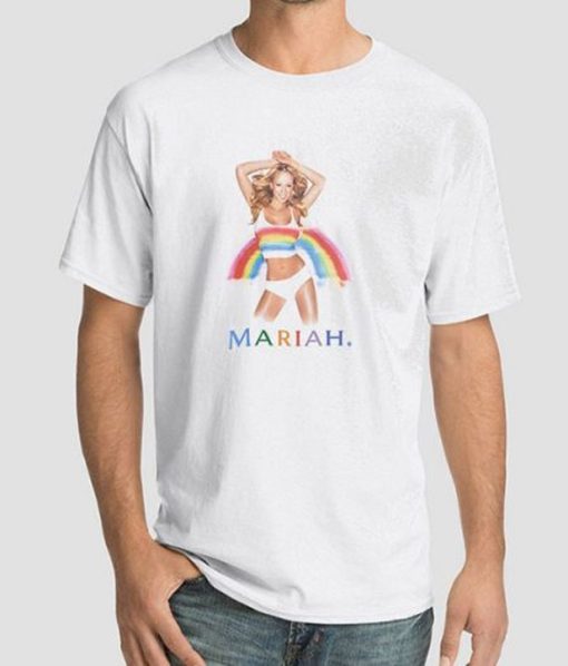 Vintage Hot Mariah Carey Rainbow Shirt