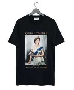 The Queen Elizabeth Ii Young Thank You For The Memories T Shirt