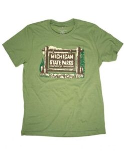 1961 Michigan State Parks Vehicle Permit T shirt